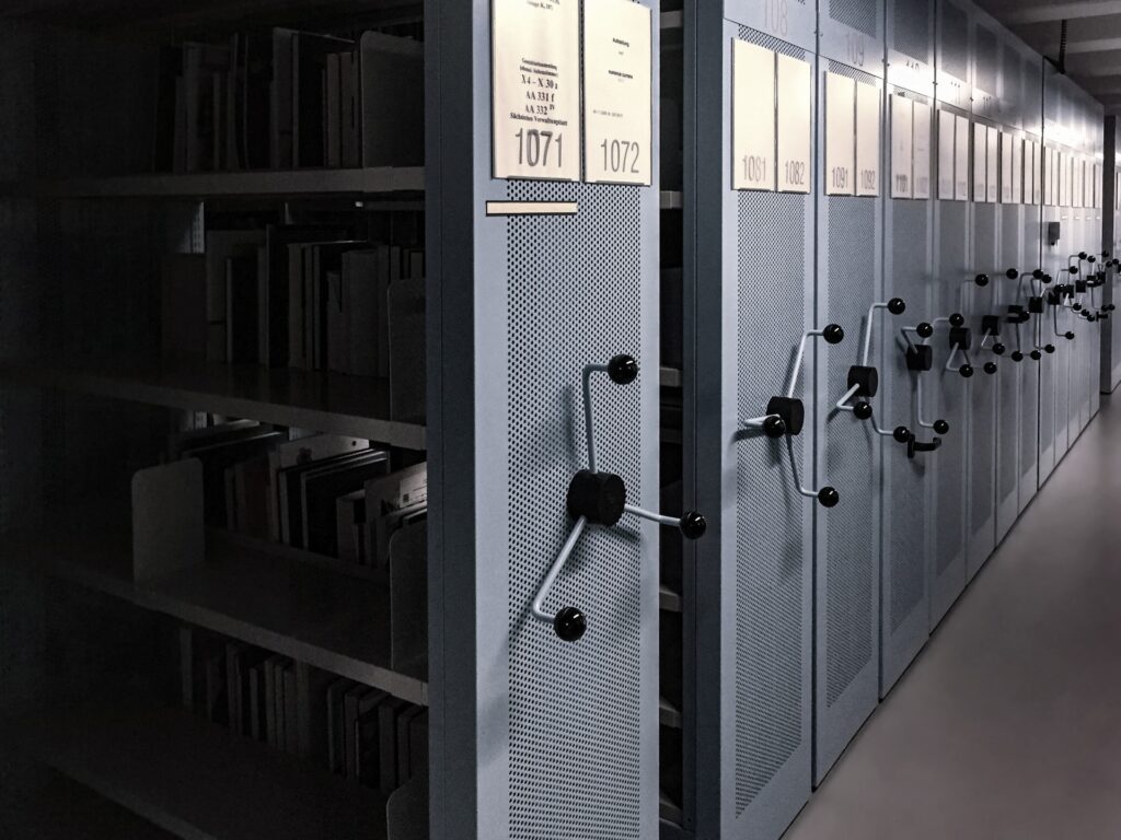 Image of a filing system